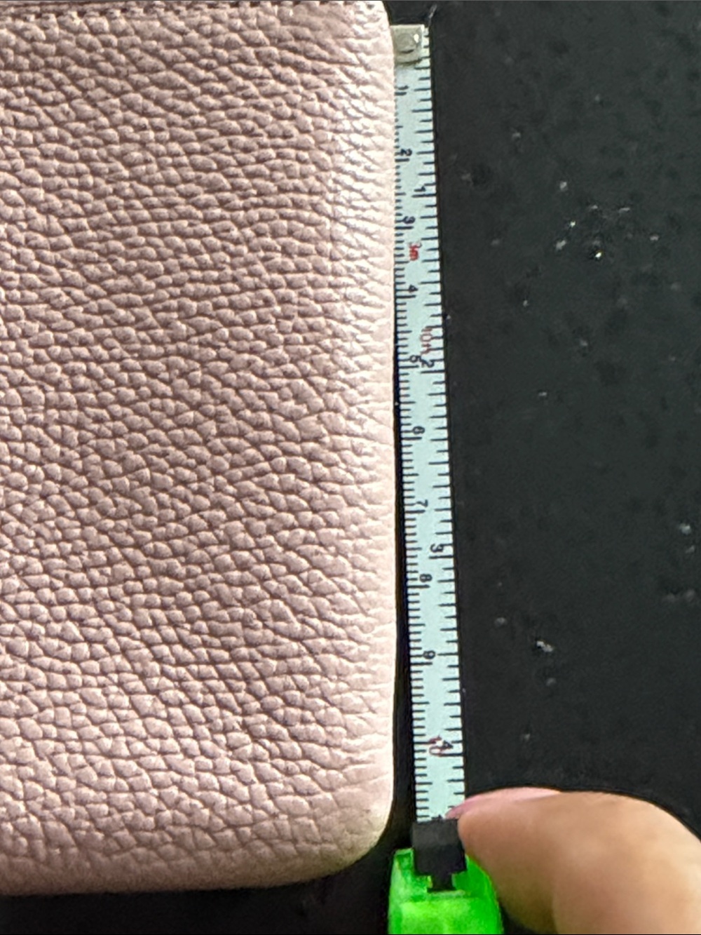 COACH Pebbled Leather Wristlet in Blush Pink - Picture 5 of 6